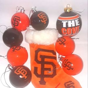 San Francisco Giants ornament set